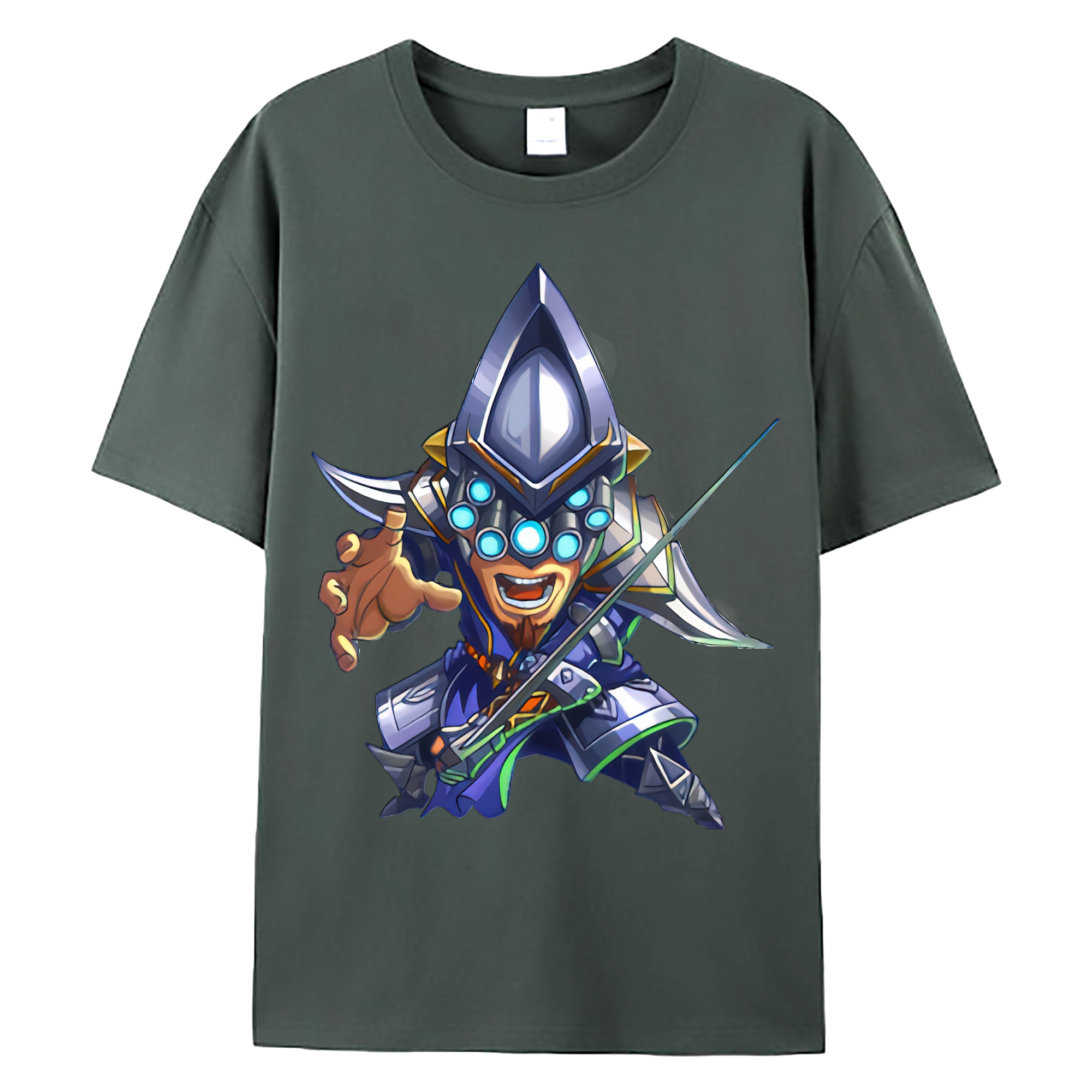 （画像用） リーグ・オブ・レジェンド League of Legends LOL 綿100％ メンズ半袖Tシャツ｜肌触りやわらか＆通気性